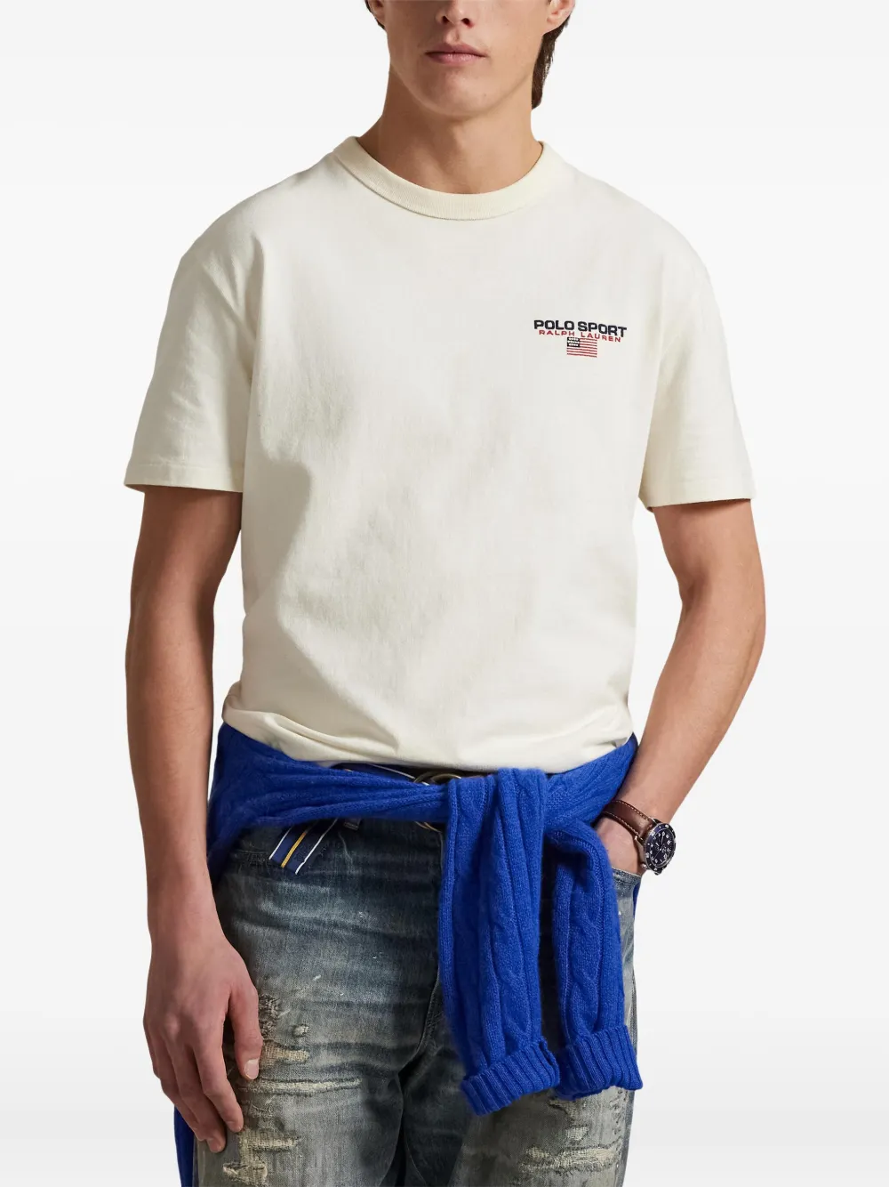 Polo Ralph Lauren T-shirt met logo Wit