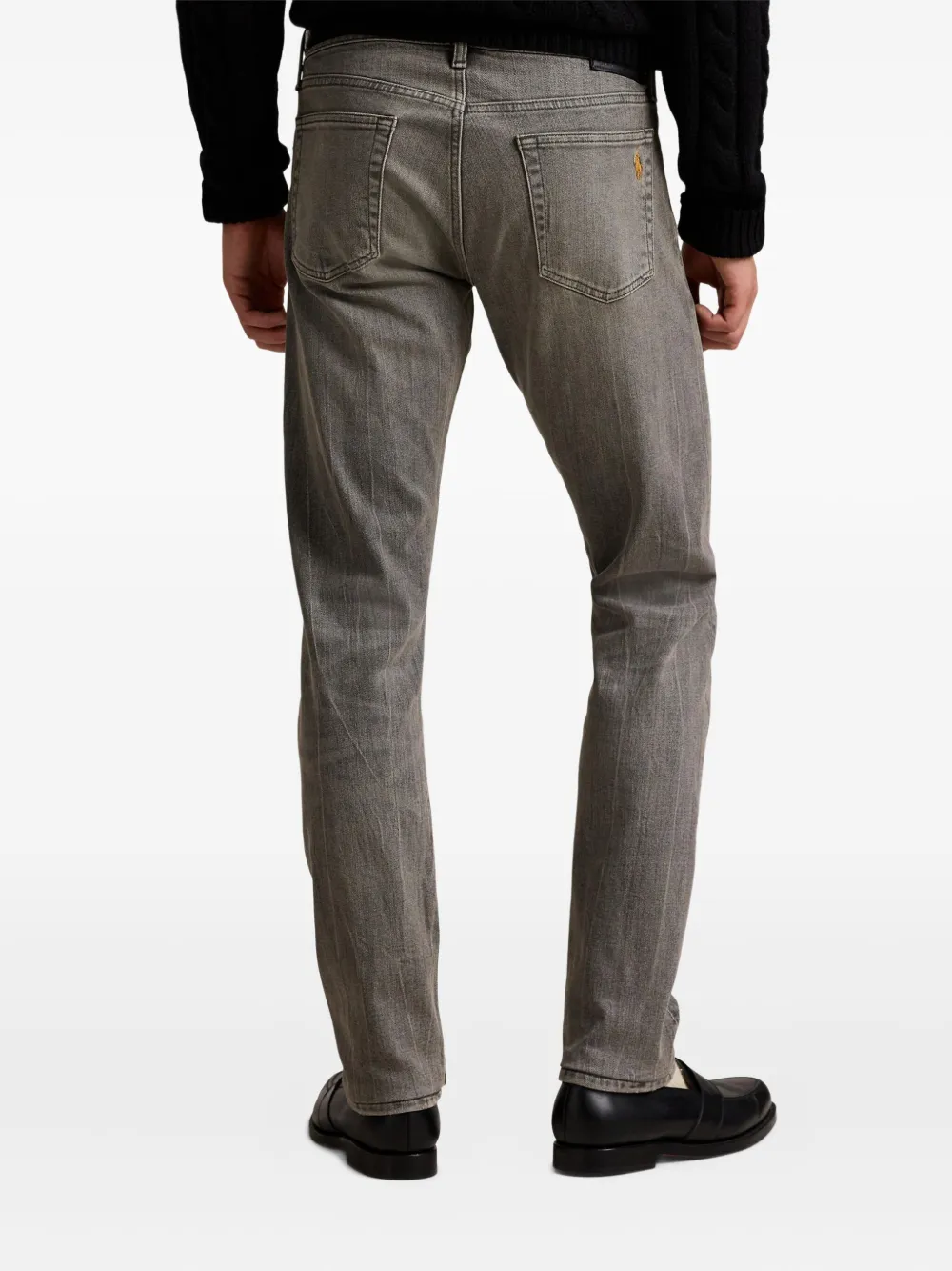 Polo Ralph Lauren Straight jeans met vijf zakken Grijs