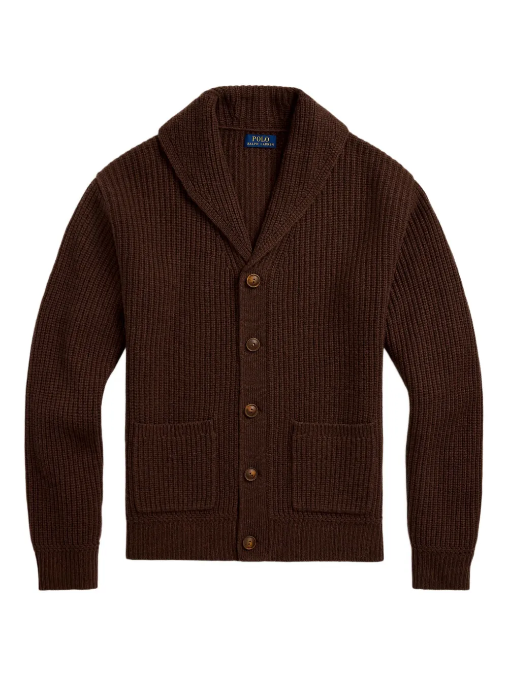 Polo Ralph Lauren shawl-collar ribbed cardigan Bruin