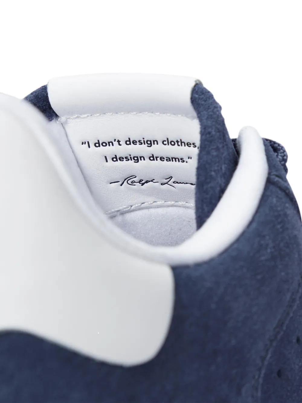 Polo Ralph Lauren Master Court suède sneakers Blauw