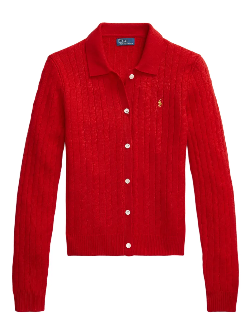 Polo Ralph Lauren Kabelgebreid polovest Rood