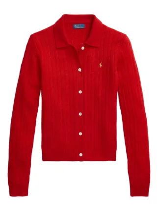 Polo Ralph Lauren ケーブルニット カーディガン | レッド | FARFETCH JP