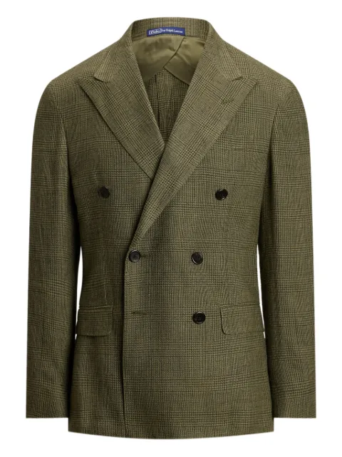 Polo Ralph Lauren glen-plaid double-breasted suit