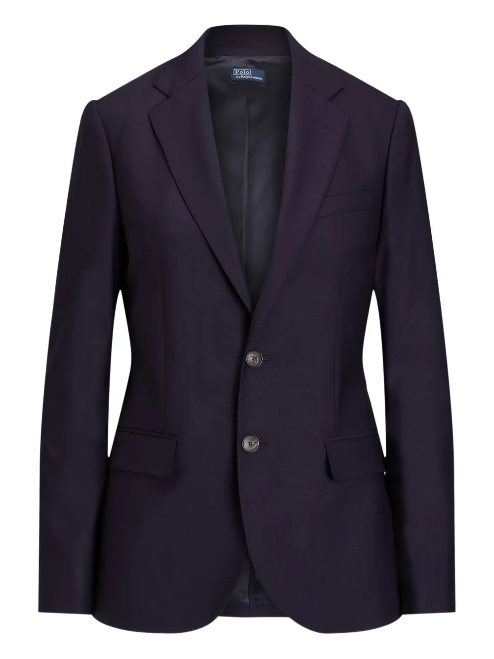 Polo Ralph Lauren Two-button Stretch Wool Blazer In Blue