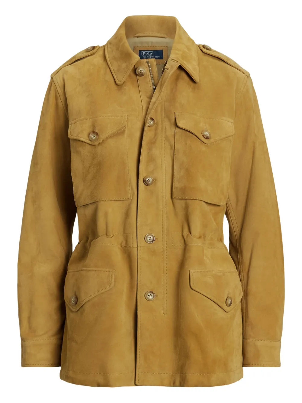 Polo Ralph Lauren split suede field jacket Geel