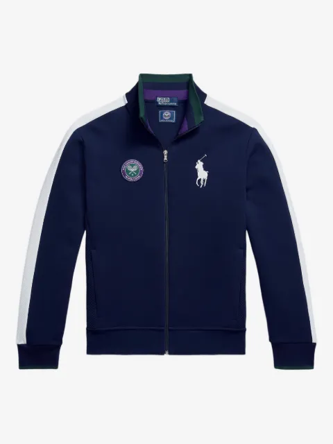 Polo Ralph Lauren x Wimbledon panelled full-zip sweatshirt