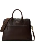 Polo Ralph Lauren pebble-leather detachable-strap briefcase - Brown