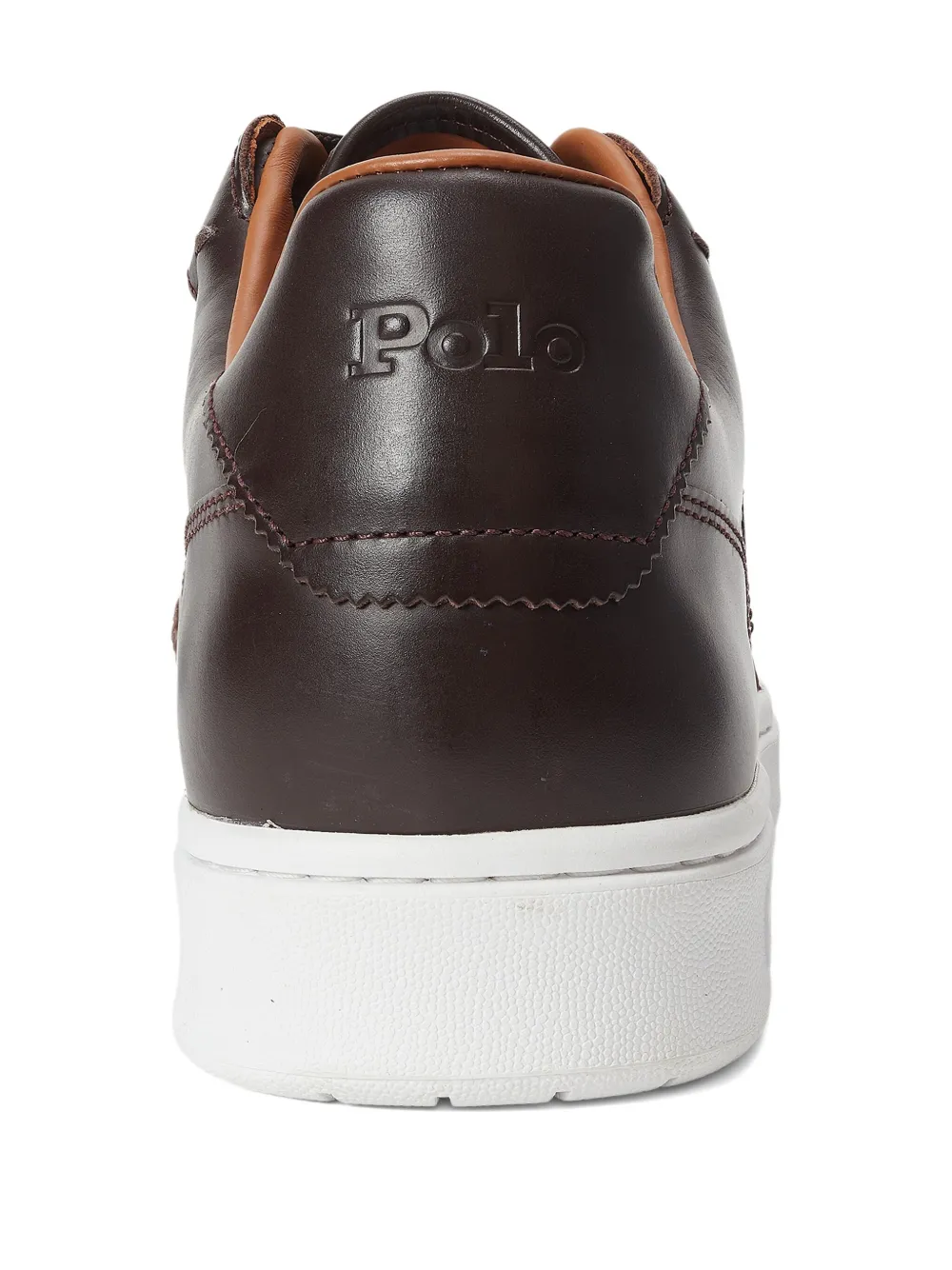 Polo Ralph Lauren Leren sneakers Bruin