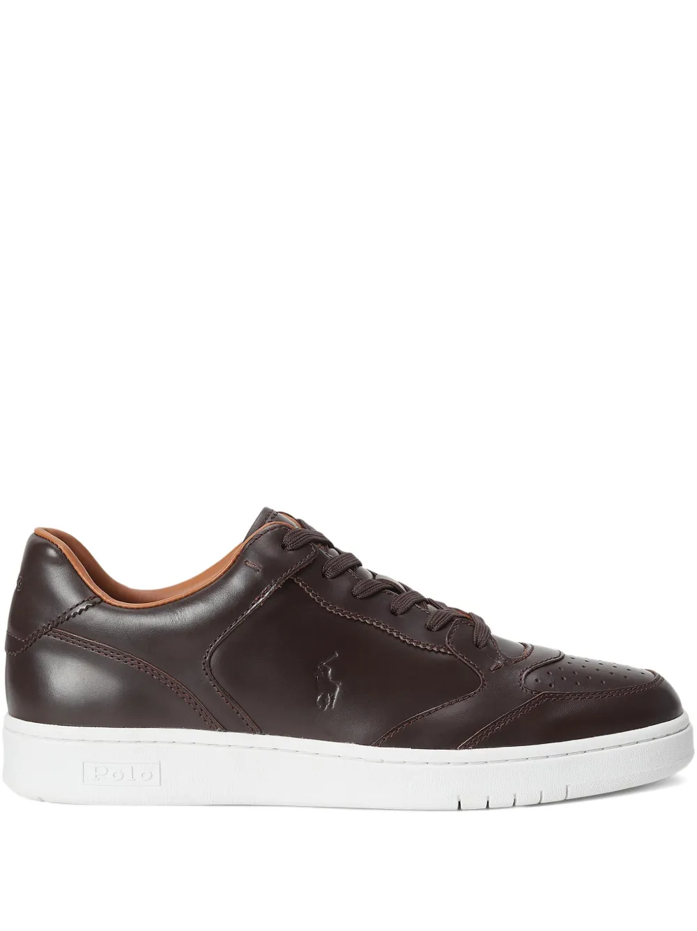 Polo Ralph Lauren Master Court suède sneakers Blauw