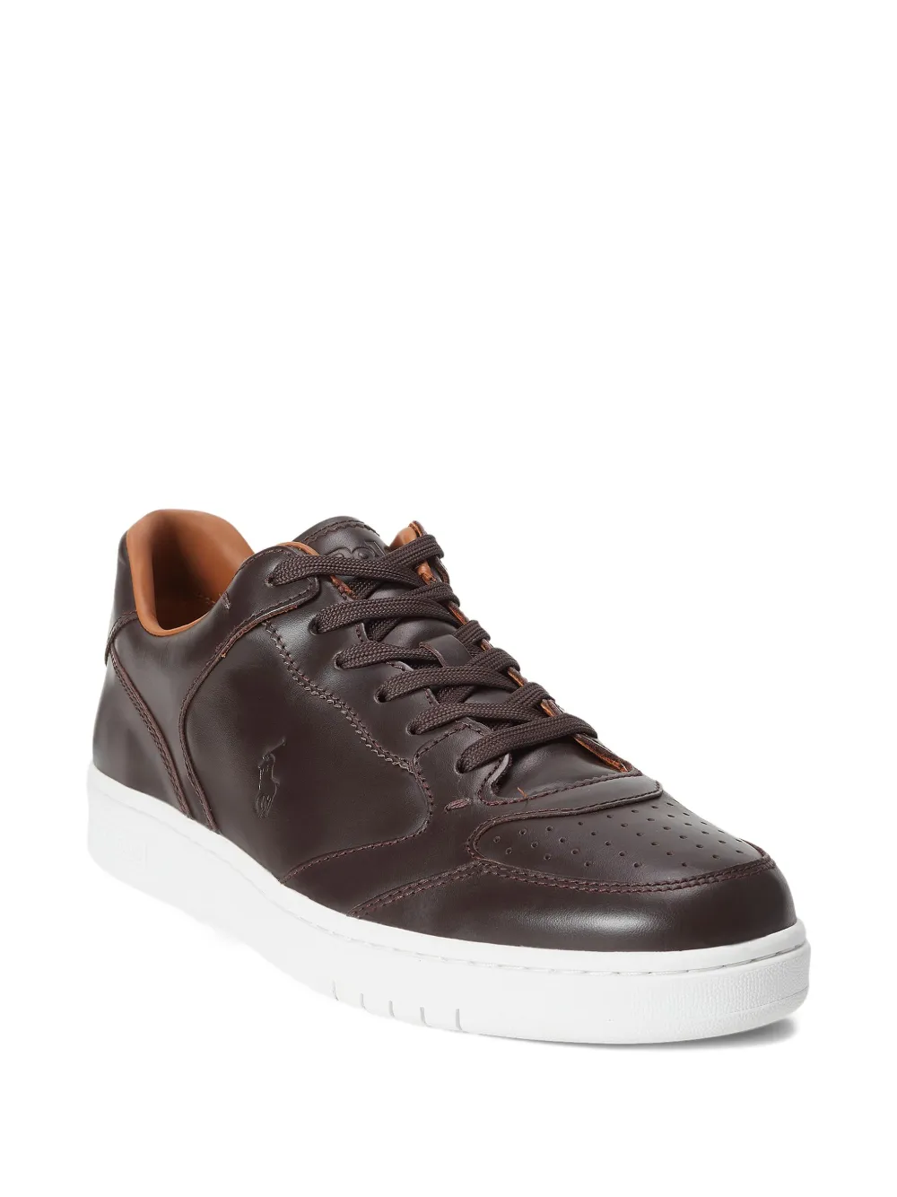 Polo Ralph Lauren Leren sneakers Bruin