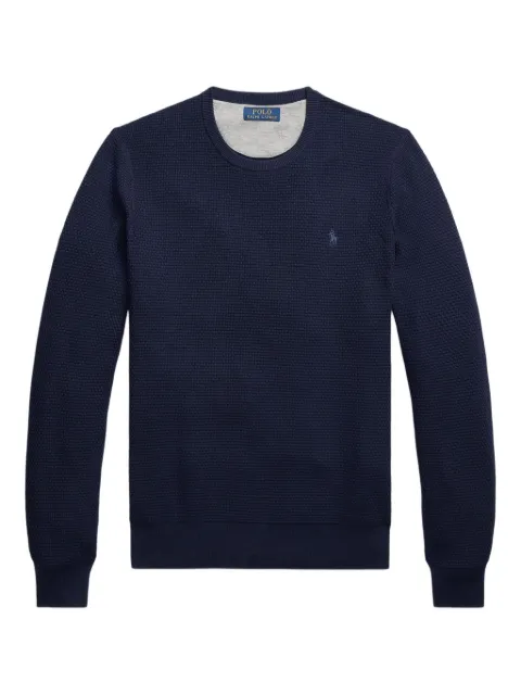Polo Ralph Lauren crew-neck embroidered-logo sweater 