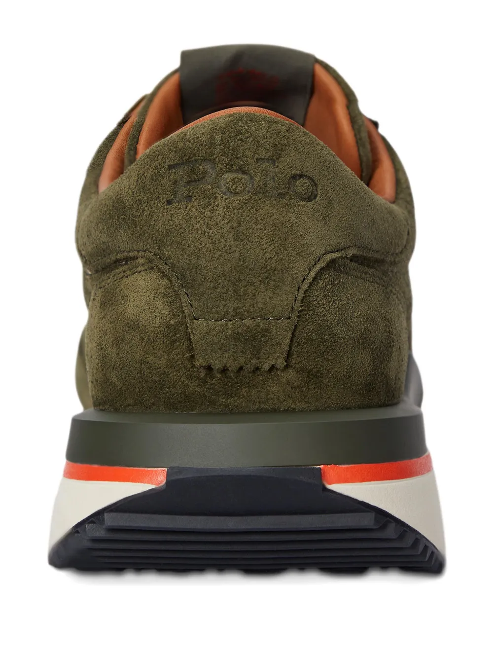 Polo Ralph Lauren Train 89 suède sneakers Groen