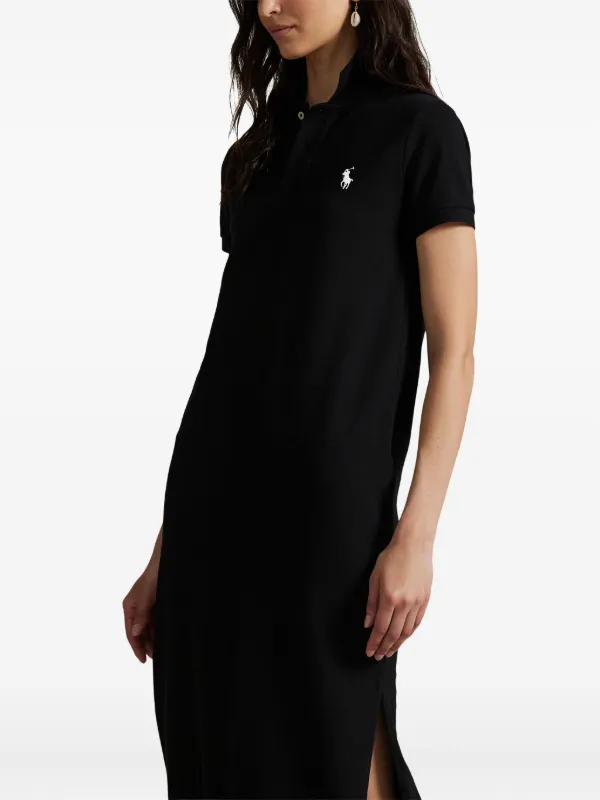 Polo Ralph Lauren short-sleeve Midi Polo Dress | Black