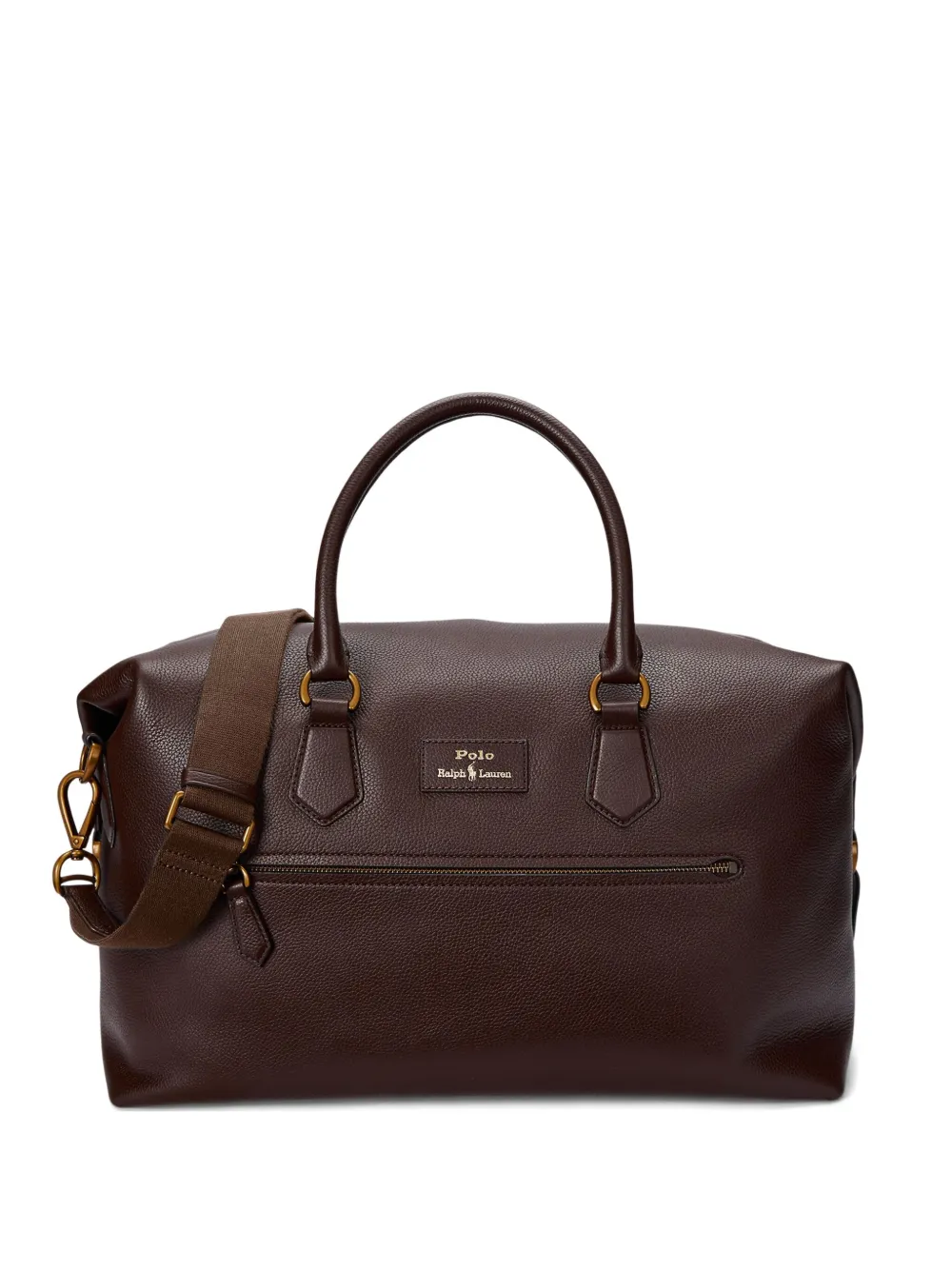 Polo Ralph Lauren pebbled leather bag Bruin