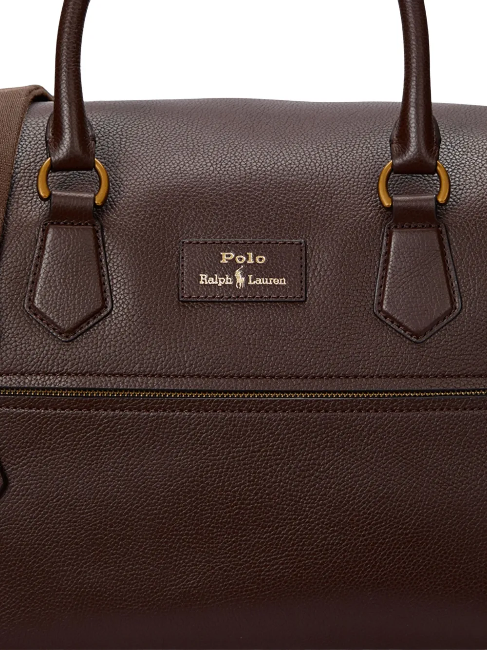 Polo Ralph Lauren pebbled leather bag Bruin