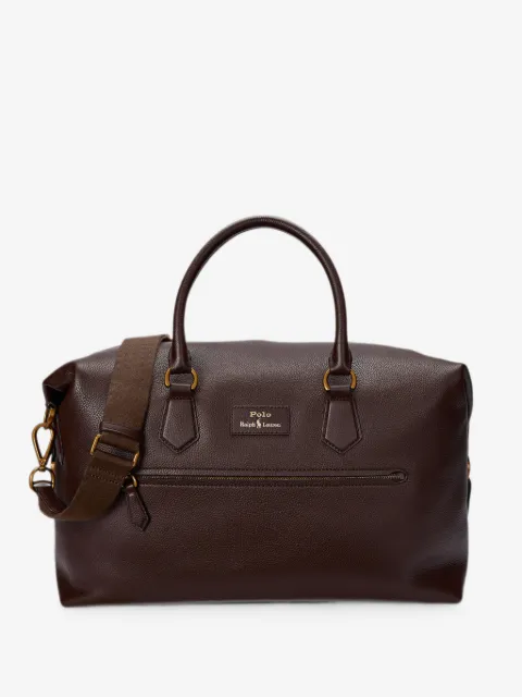 Polo Ralph Lauren pebbled-leather duffel bag