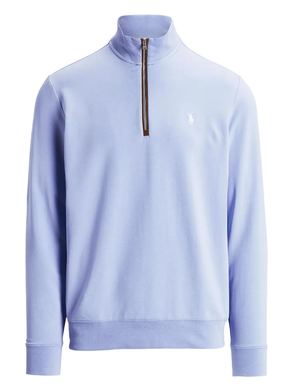 Polo Ralph Lauren half-zip long-sleeve sweatshirt | Blue | Image 1