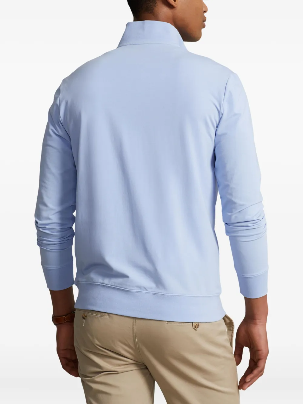 Polo Ralph Lauren Sweater met halve rits Blauw