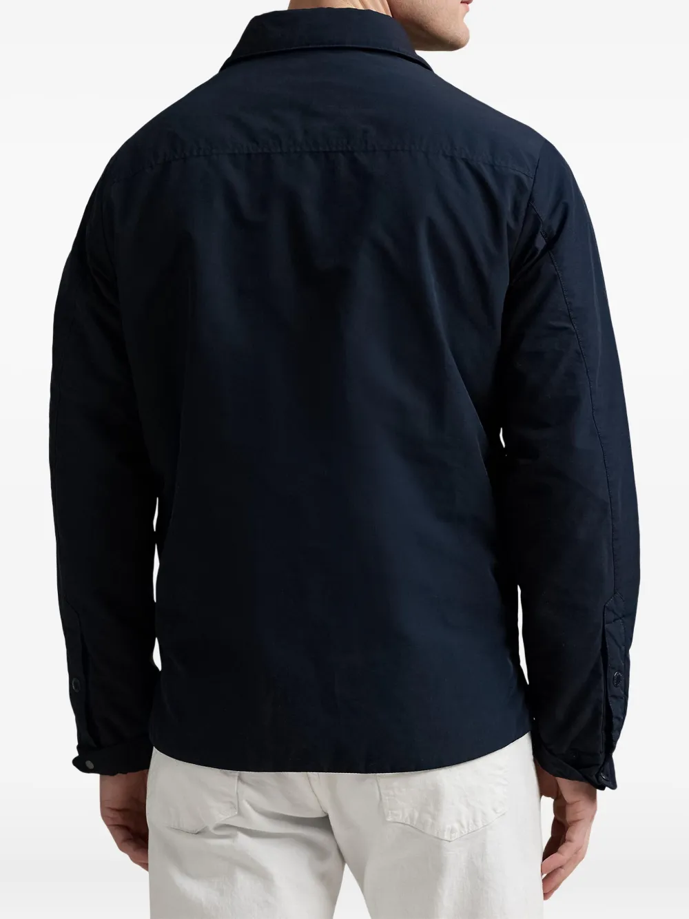 Polo Ralph Lauren patch-pockets shirt jacket Blauw