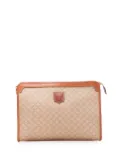 Céline Pre-Owned 2007 Macadam Coated Canvas clutch bag - Brown