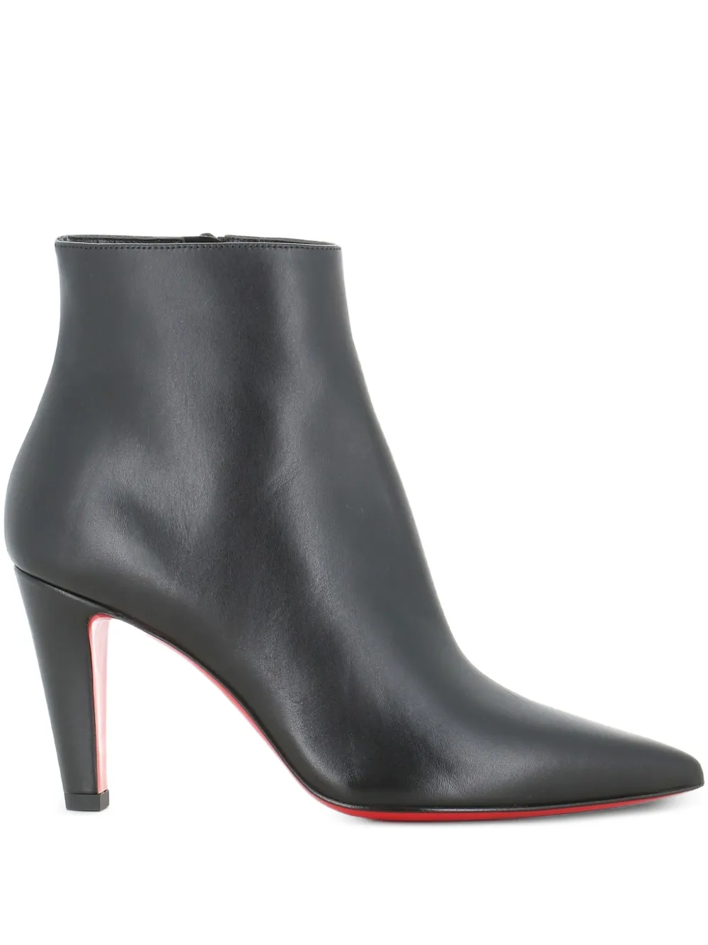 Christian Louboutin 85mm Vibella pointed-toe zip boots | Black | Image 1