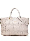 Prada Pre-Owned 2013-2025 Nappa Gaufre satchel - White