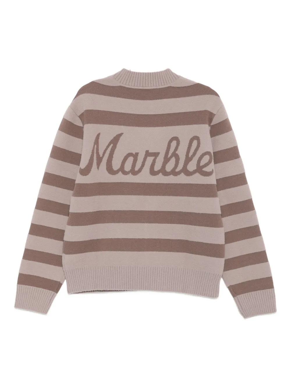BLUEMARBLE striped crew-neck sweater - Bruin