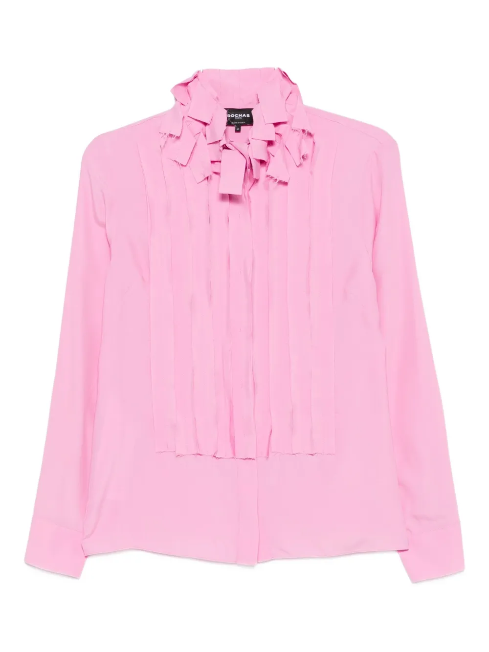 Rochas Pleated Shirt In Pink