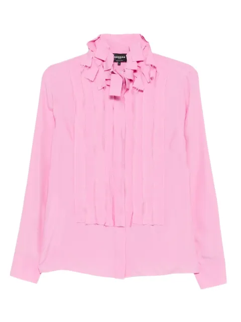 Rochas camisa con pliegues