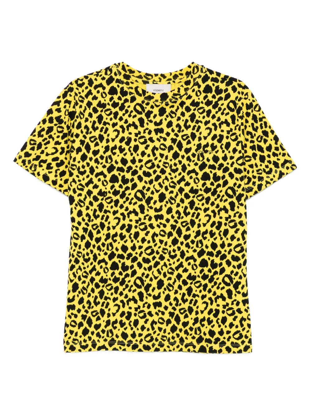 Coperni playera con estampado de leopardo | amarillo | Image 1