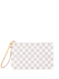 Louis Vuitton Pre-Owned 2016 Damier Azur Neverfull MM pouch - White