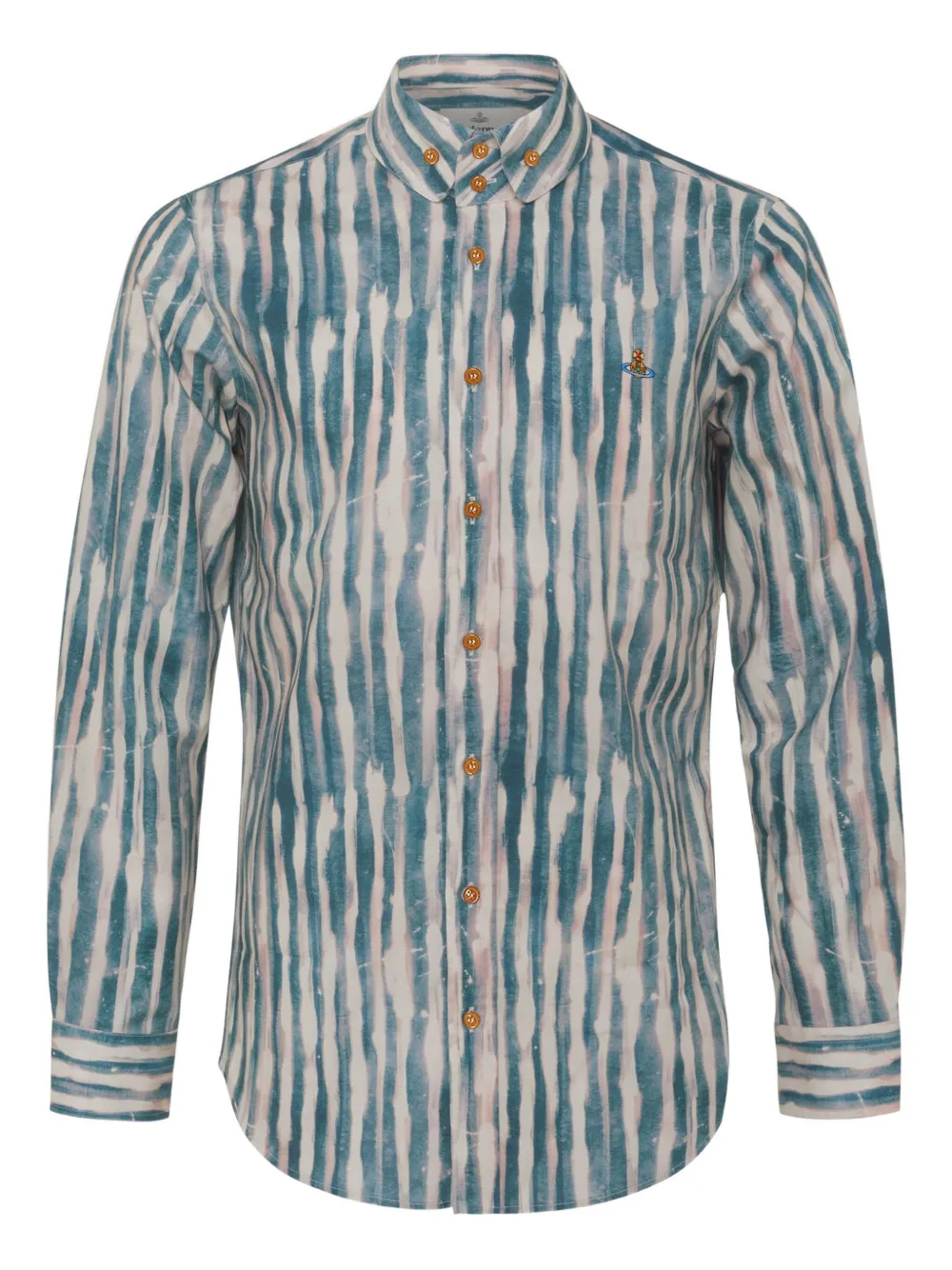 Vivienne Westwood painted stripe shirt | Blue | Image 1