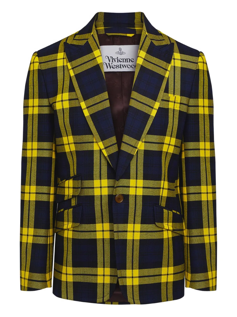 Vivienne Westwood checked wool blazer | Blue | Image 1