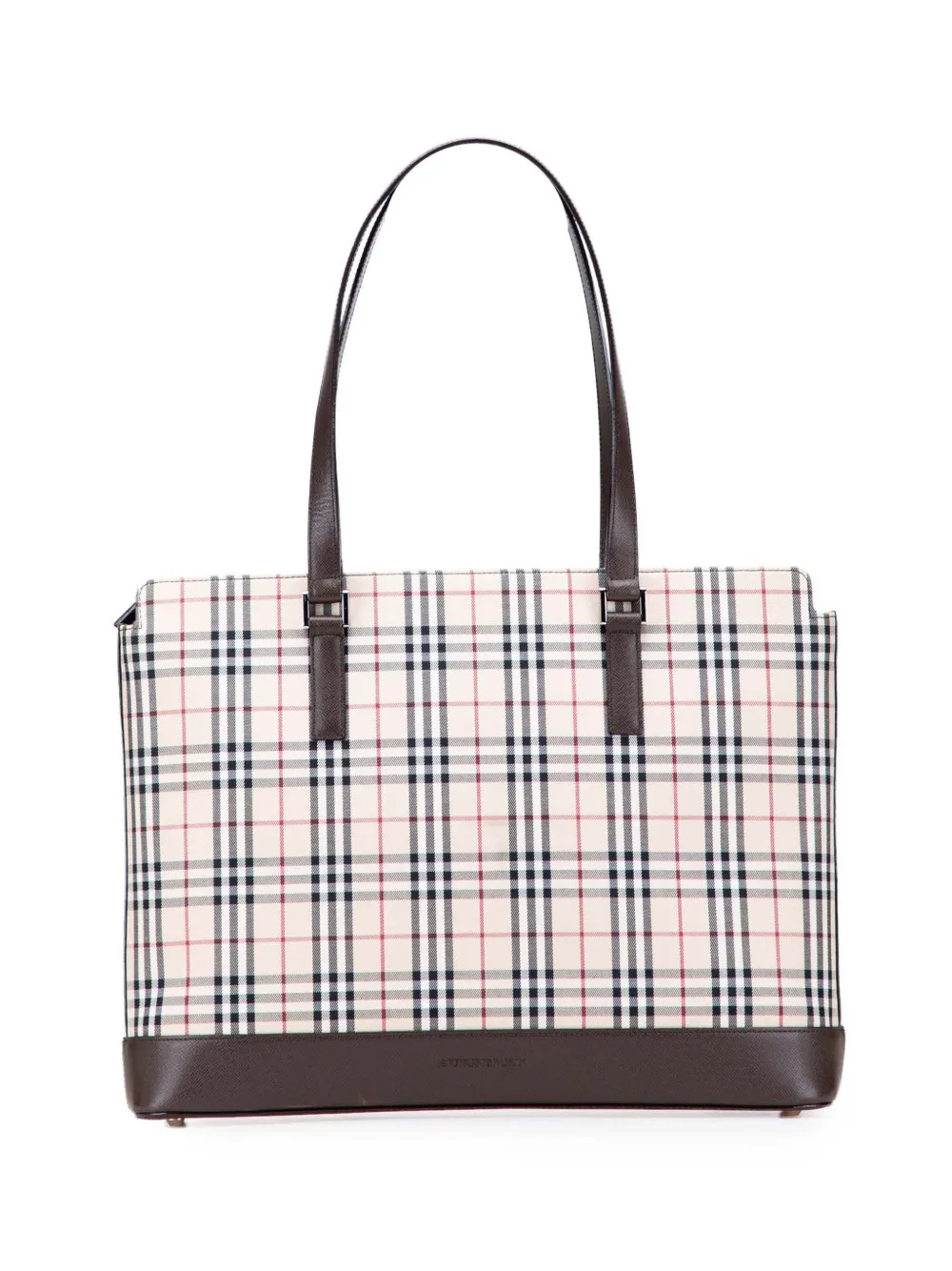 Burberry Pre-Owned 2000-2017 House Check Canvas tote bag | Brown | Image 1