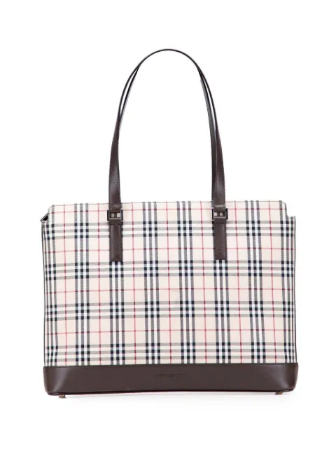Burberry Pre-Owned 2000-2017 House Check Canvas tote bag