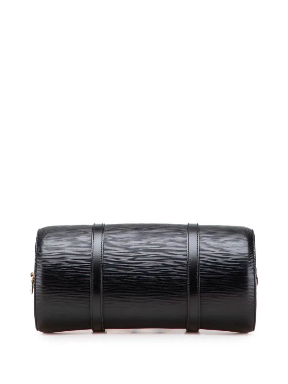 Pre-owned Louis Vuitton 1996 Epi Soufflot Handbag In Black