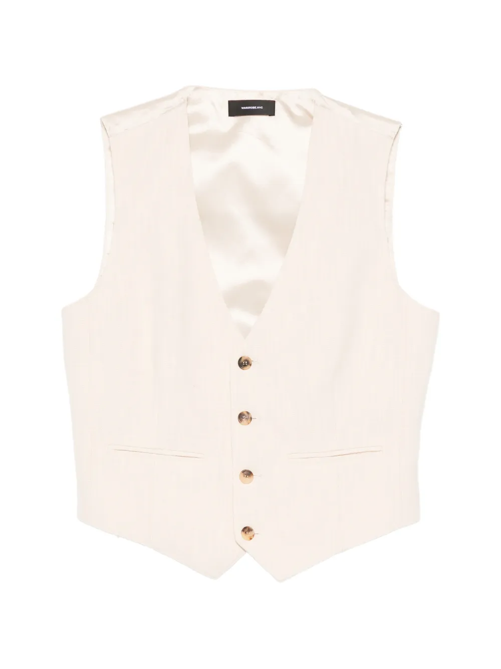 WARDROBE.NYC buttoned waistcoat - Neutrals