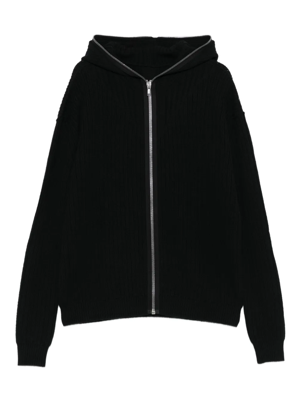 Rick Owens zip-up hoodie | Black | Image 1