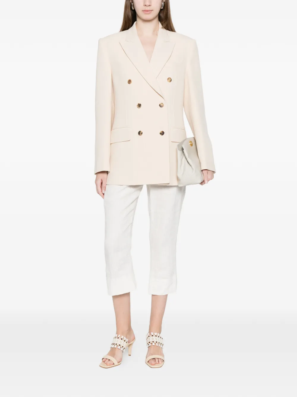  Wardrobe.nyc Double-breasted Blazer - Neutrals 