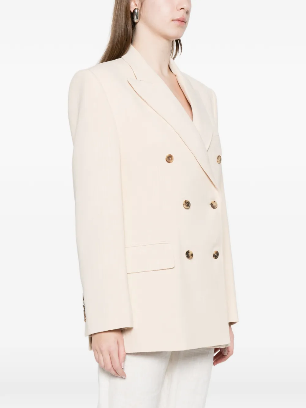  Wardrobe.nyc Double-breasted Blazer - Neutrals 