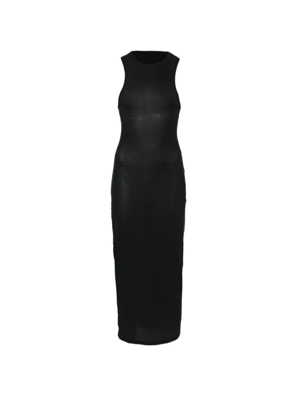 WARDROBE.NYC Racer Dress in Black