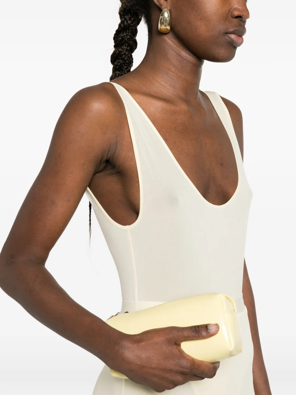 WARDROBE.NYC Doorzichtige body Beige
