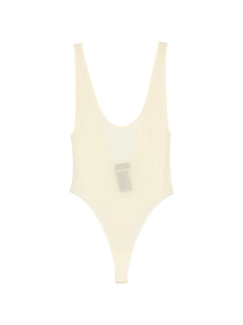 WARDROBE.NYC sheer tank bodysuit - Toni neutri