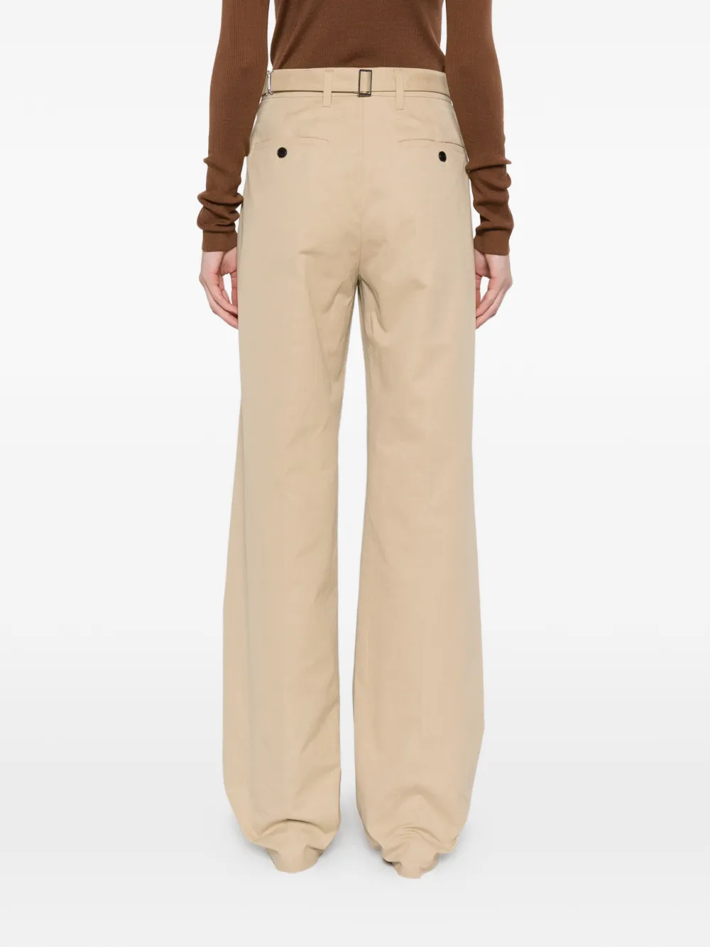Prada Straight broek Beige