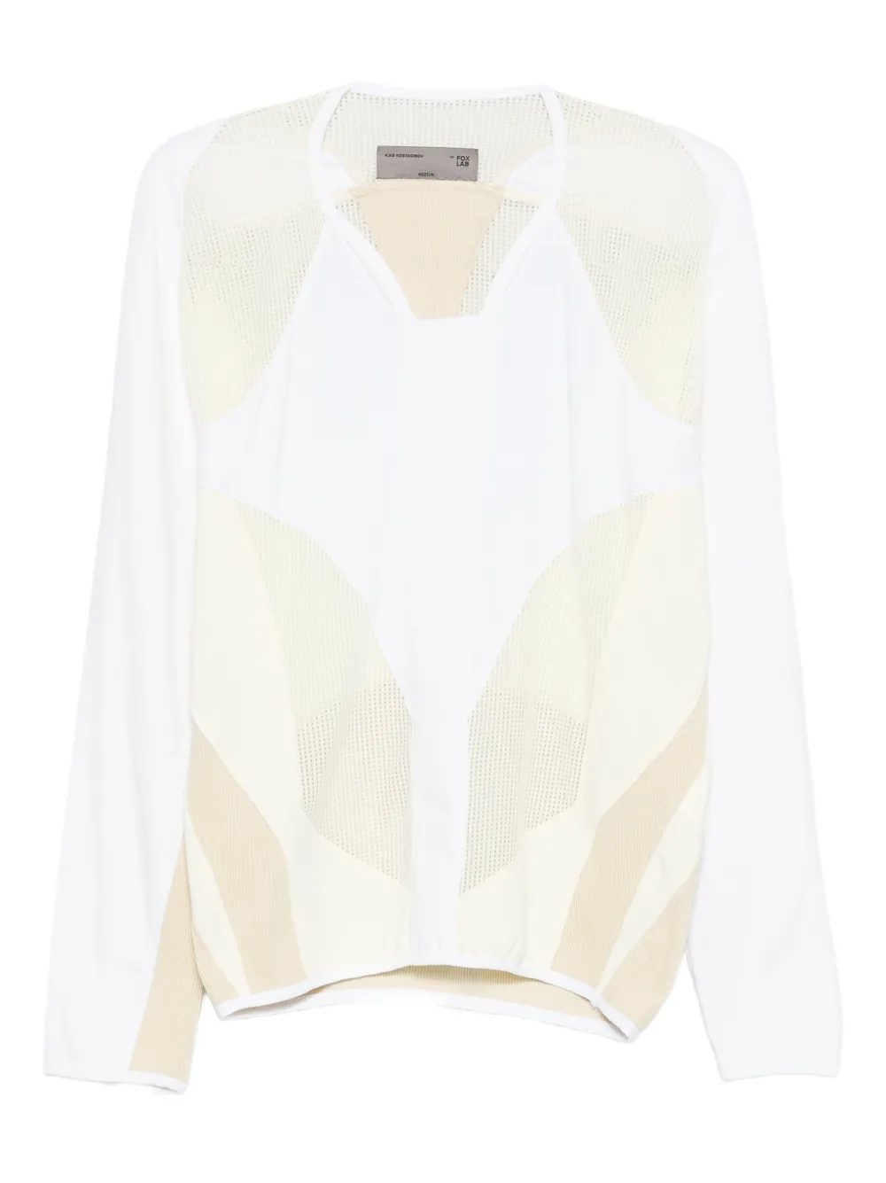 Fox Racing Labs panelled rib top | blanco | Image 1