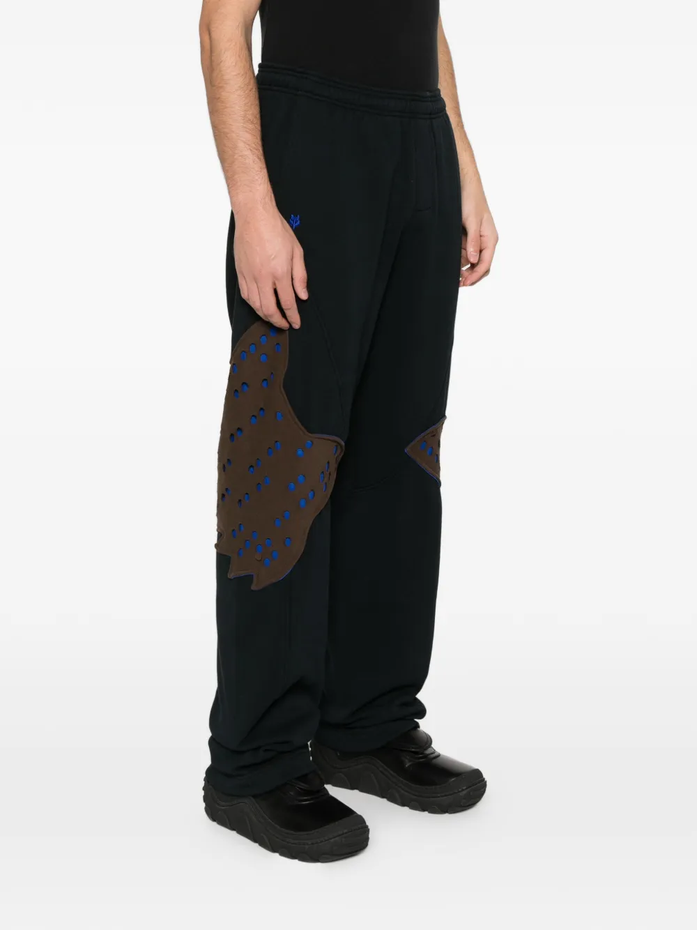  Fox Racing Labs Perforated Appliqué Track Pants - Blue 