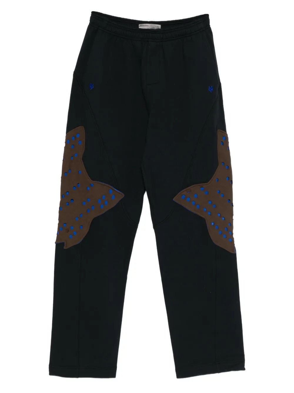 Fox Racing Labs perforated appliqué track pants | Blue | Image 1