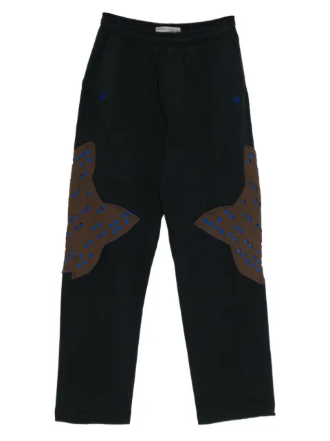 Fox Racing Labs perforated appliqué track pants