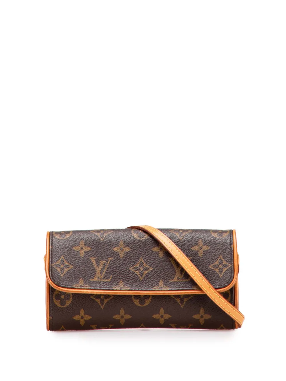 Louis Vuitton Pre-Owned 2000 Monogram Pochette Twin PM crossbody bag - Louis Vuitton Pre-Owned 2000 Monogram Pochette Twin PM crossbody bag -
