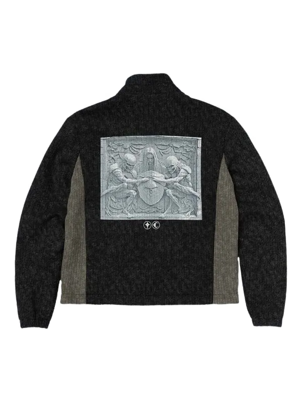 THUG CLUB Devil Peace-print Jacket | Black | FARFETCH